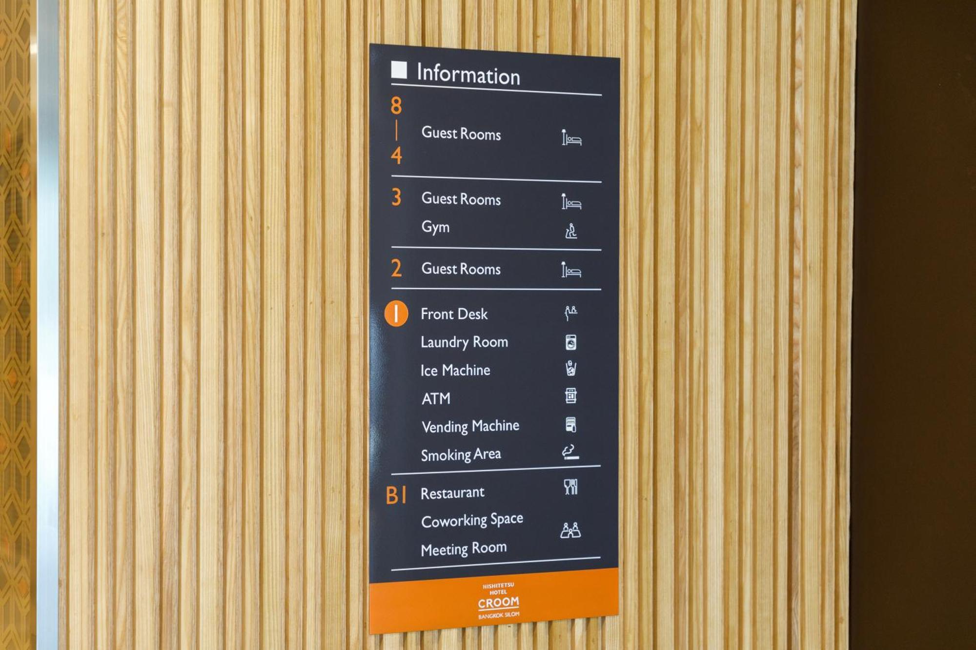 Nishitetsu Hotel Croom Bangkok Silom Kültér fotó